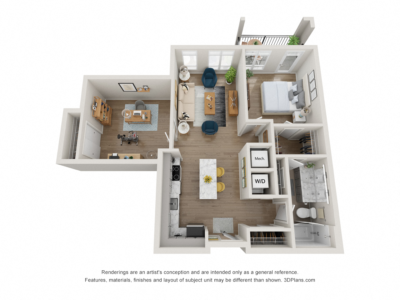 5000 Libbie Mill East Boulevard Studio-3 Beds Apartment for Rent - Photo Gallery 24